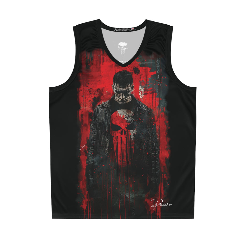 Punisher Basketball Jersey-All Over Prints-BOLD InStyle