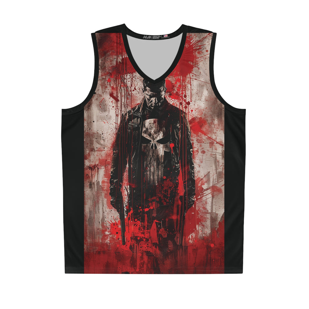 Punisher Basketball Jersey (AOP)-All Over Prints-BOLD InStyle