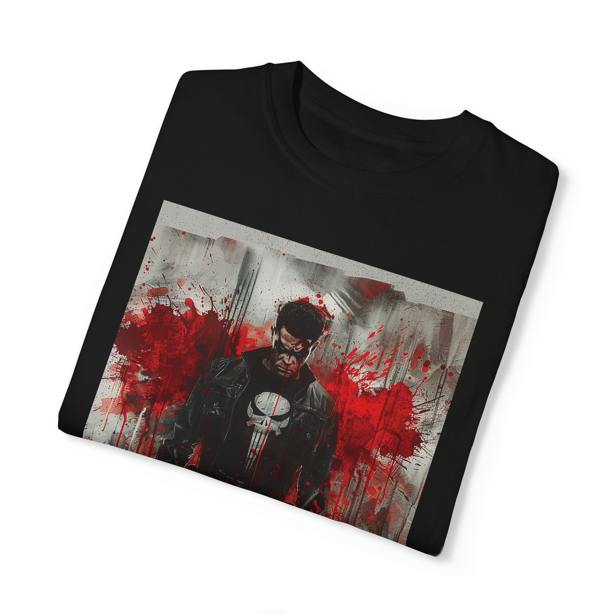 Unisex Garment-Dyed Punisher T-shirt-T-Shirt-BOLD InStyle