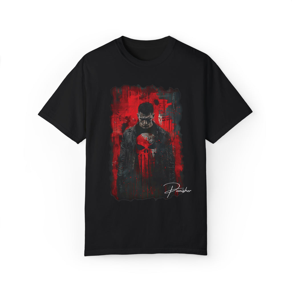 Unisex Garment-Dyed Punisher T-shirt-T-Shirt-BOLD InStyle