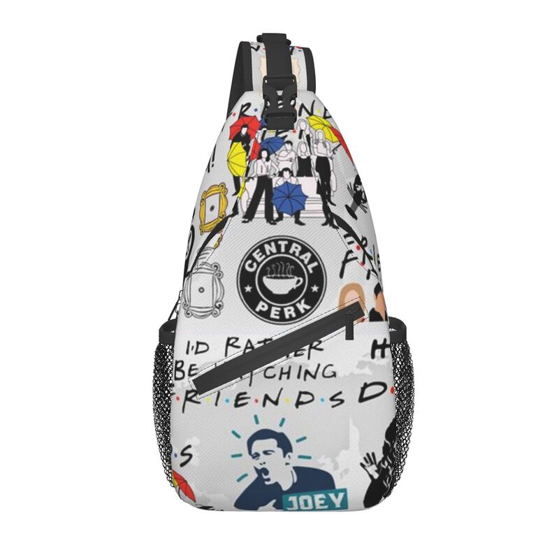 Central Perk Friends Sling Chest Bag Customized Classic TV Show Crossbody Shoulder Backpack-BOLD InStyle