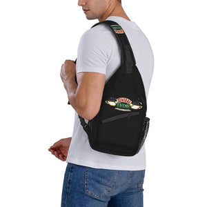 Central Perk Friends Sling Chest Bag Customized Classic TV Show Crossbody Shoulder Backpack-BOLD InStyle