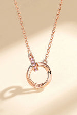 Zircon Decor 999 Sterling Silver Necklace-BOLD InStyle