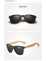 KINGSEVEN Original Polarized Bamboo Wood Sunglasses-BOLD InStyle