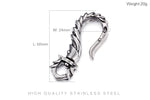 Stainless Steel Skull/Hook Key Chains-BOLD InStyle