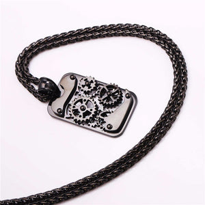 Steampunk Stainless Steel Necklace-BOLD InStyle