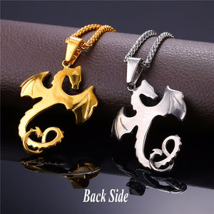 Winged Dragon Necklace-BOLD InStyle