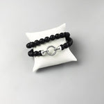 Obsidian Beads Necklace-BOLD InStyle