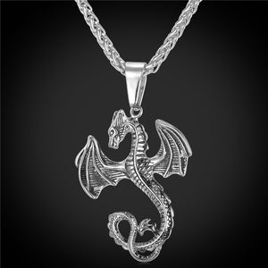 Winged Dragon Necklace-BOLD InStyle