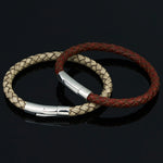 Braided Genuine Leather Bracelet-BOLD InStyle