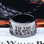 ONLY THE TRUTH Half Skull Stainless Steel Ring-BOLD InStyle