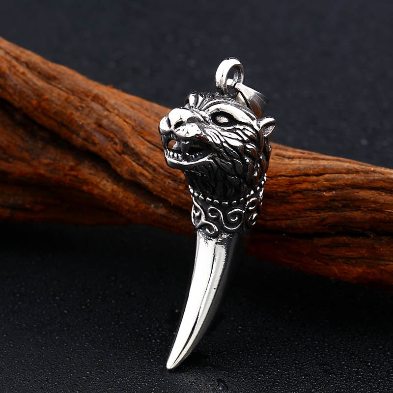Stainless Steel Vintage Viking Tooth-BOLD InStyle